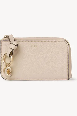 Chloé Alphabet purse in grained leather Size OneSize 100% Calf-skin leather