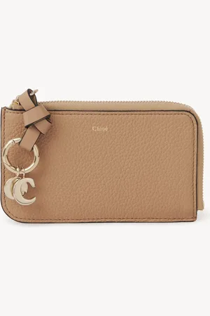 Chloé Alphabet wallet in grained leather Size OneSize 100% Calf-skin leather