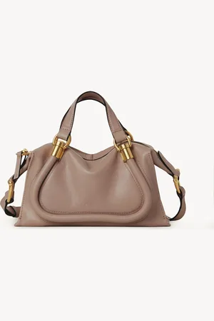 Chloé Small Paraty 24 bag in shiny leather Size OneSize 100% Calf-skin leather