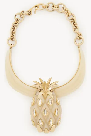 Chloé The Chloé Pineapple necklace Size OneSize 100% Brass
