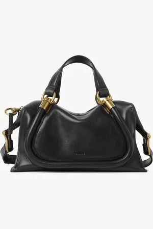 Chloé Small Paraty 24 bag in shiny leather Size OneSize 100% Calf-skin leather