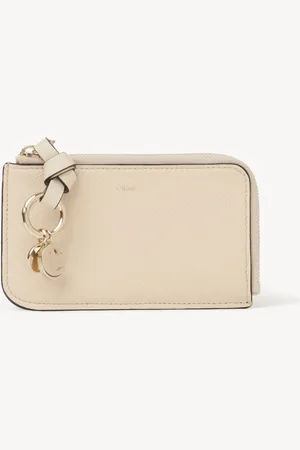 Chloé Alphabet wallet in grained leather Size OneSize 100% Calf-skin leather