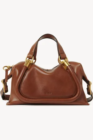 Chloé Small Paraty 24 bag in shiny leather Size OneSize 100% Calf-skin leather