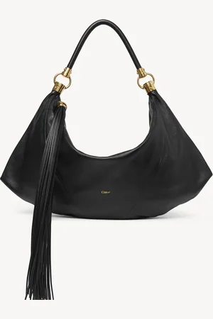Chloé Chloé Foulard shoulder bag in grained leather Size OneSize 100% Bubalus Bubalis, Farmed, COO Italy