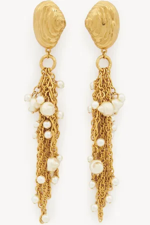 Chloé The Chloé Shells earrings Size OneSize 100% Brass, Borosilicate glass, PMMA