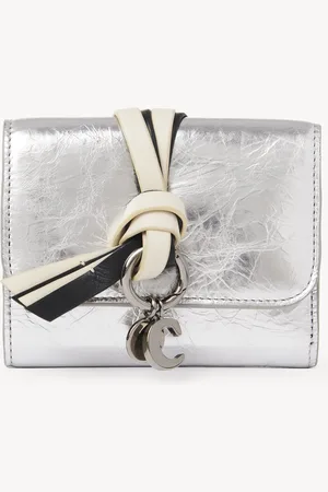 Chloé Alphabet small tri-fold Size OneSize 100% Calf-skin leather