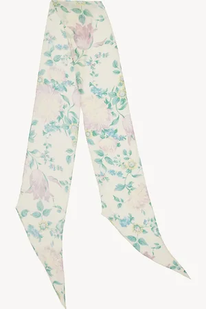 Chloé The Chloé Peonies bandeau scarf in silk charmeuse Size OneSize 100% Silk