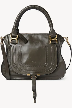 Chloé Marcie bag in shiny leather Size OneSize 100% Calf-skin leather