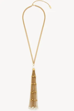 Chloé The Chloé Shells pendant necklace Size OneSize 100% Brass, Borosilicate glass, PMMA