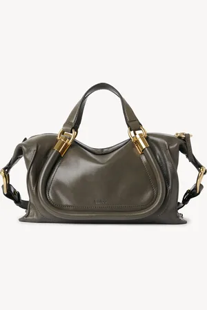 Chloé Small Paraty 24 bag in shiny leather Size OneSize 100% Calf-skin leather