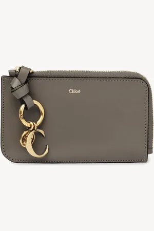 Chloé Alphabet wallet in shiny leather Size OneSize 100% Calf-skin leather