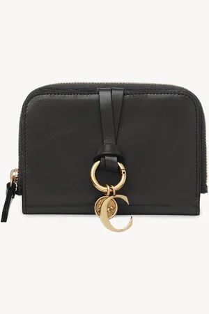 Chloé Alphabet bifold wallet in shiny leather Size OneSize 100% Calf-skin leather