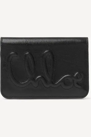 Chloé C Chloé bifold wallet in shiny leather Size OneSize 100% Calf-skin leather