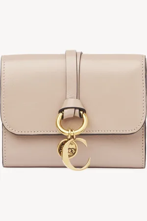 Chloé Small Alphabet tri-fold in shiny leather Size OneSize 100% Calf-skin leather