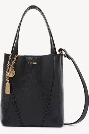 Chloé Small Chloé Spin tote bag in grained leather Size OneSize 100% Bovine leather