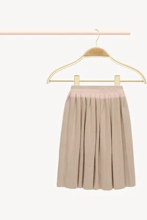 Chloé Pleated skirt Size 4 100% Cotton