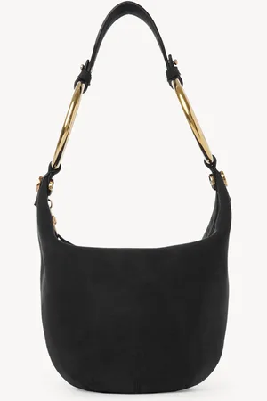 Chloé Small Bracelet handbag in suede leather Size OneSize 100% Goatskin