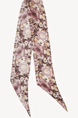 Chloé The Chloé Roses bandeau scarf in silk charmeuse Size OneSize 100% Silk