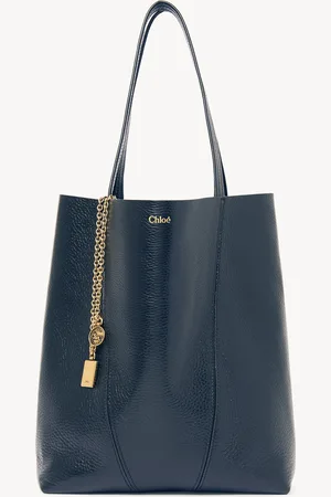 Chloé Chloé Spin tote bag in grained leather Size OneSize 100% Bovine leather
