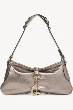 Chloé Kerala 25 shoulder bag in metallised leather Size OneSize 100% Calf-skin leather