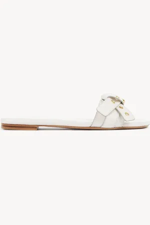 Chloé Mae slide Size 2 100% Calf-skin leather