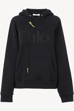 Chloé Generous logo hoodie in cotton fleece Size XS 100% Cotton