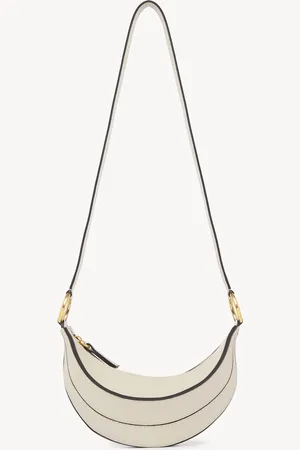 Chloé Banana cross-body bag in grained leather Size OneSize 100% Calf-skin leather
