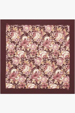 Chloé The Chloé Roses square scarf in silk twill Size OneSize 100% Silk