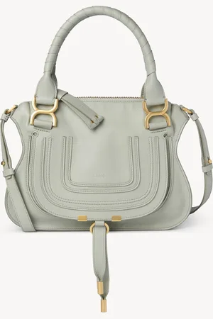 Chloé Small Marcie bag in grained leather Size OneSize 100% Calf-skin leather