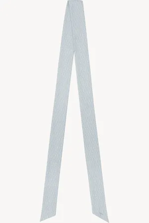 Chloé The Chloé Mini Tie-Print bandeau scarf in silk Size OneSize 100% Silk