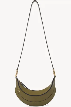 Chloé Banana cross-body bag in grained leather Size OneSize 100% Calf-skin leather