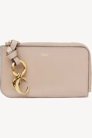 Chloé Alphabet wallet in shiny leather Size OneSize 100% Calf-skin leather