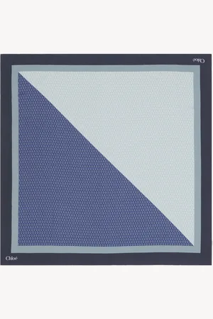 Chloé The Chloé Mini Tie-Print scarf in silk Size OneSize 100% Silk