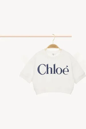 Chloé Logo jumper Size 8 100% Cotton