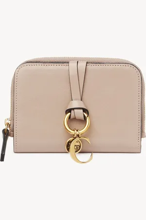 Chloé Alphabet bifold wallet in shiny leather Size OneSize 100% Calf-skin leather