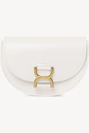 Chloé Mini Marcie flap bag in soft leather Size OneSize 100% Calf-skin leather