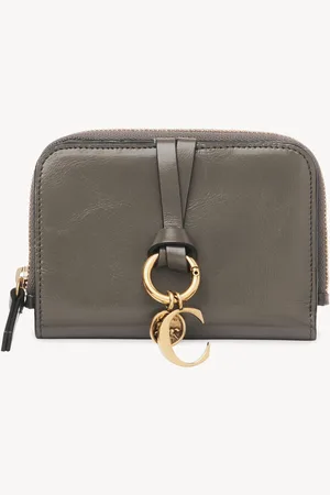 Chloé Alphabet bifold wallet in shiny leather Size OneSize 100% Calf-skin leather