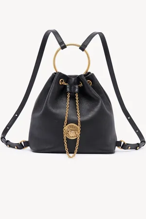 Chloé Small Bracelet backpack in grained leather Size OneSize 100% Bubalus Bubalis, Farmed, COO Italy