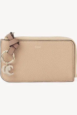 Chloé Alphabet purse in grained leather Size OneSize 100% Calf-skin leather