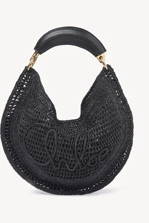 Chloé Summer Banana hobo bag in raffia Size OneSize 100% Paper, Bubalus Bubalis, Farmed, COO Italy