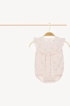 Chloé Baby romper & hat set Size 1-3 100% Cotton