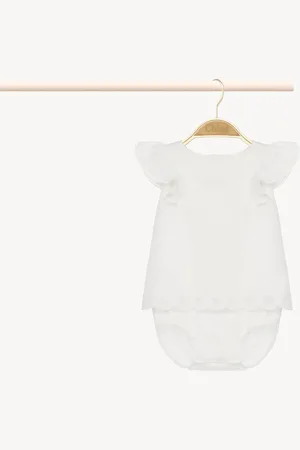 Chloé Tunic dress & bloomers set Size 1-3 100% Cotton