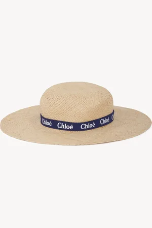 Chloé Capeline hat Size 20.5 100% Raffia