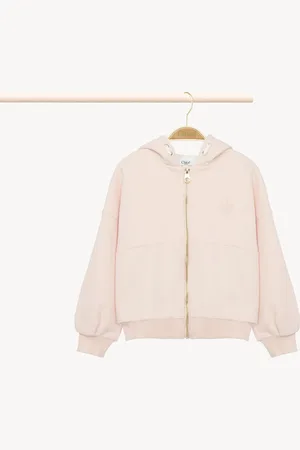 Chloé Zip-up hoodie Size 12 100% Cotton