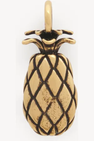 Chloé Alphabet Pineapple charm in brass Size OneSize 100% Brass