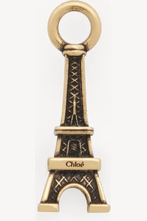 Chloé Alphabet Eiffel Tower charm in brass Size OneSize 100% Brass