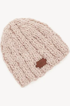 Chloé Beanie in extrafine wool & silk Size OneSize 70% Merinos Wool, 30% Cashmere