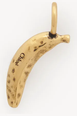 Chloé Alphabet Banana charm in brass Size OneSize 100% Brass
