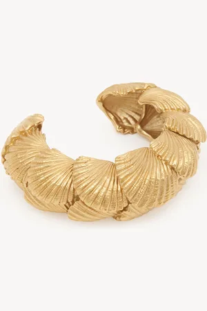 Chloé The Chloé Shells cuff Size OneSize 100% Brass