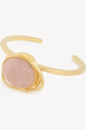 Chloé The Chloé Senses bangle Size OneSize 100% Brass, Rose quartz